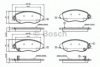 BOSCH 0 986 TB2 049 Brake Pad Set, disc brake